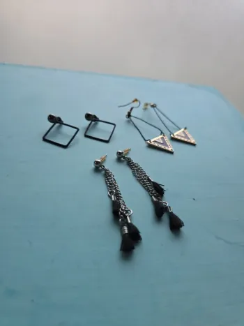 Lot de boucles d’oreilles