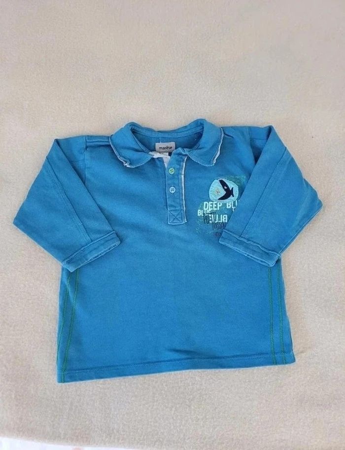 polo manches longues marèse 18 mois