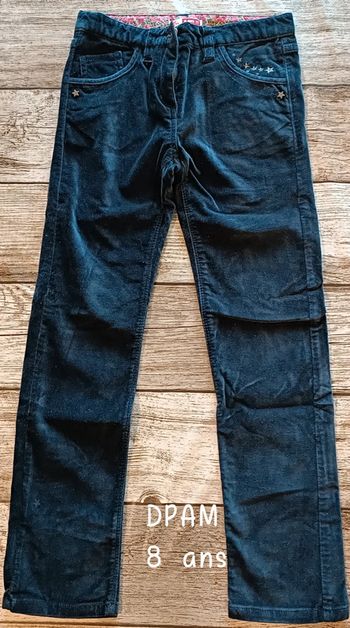 Pantalon doux velours taille 8 ans Du Pareil au Même DPAM