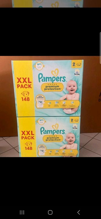 50 euro les 2 XXL PACK pampers premium protection taille 2