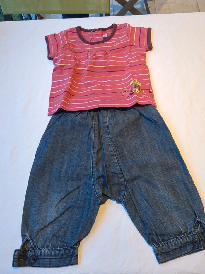 Super Lot vêtements bébé fille 12 mois - 20 pièces - photo numéro 11