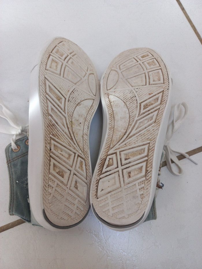 Baskets montantes toile 38/39 - photo numéro 5