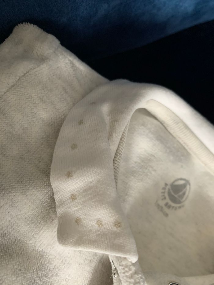 Lot 2 pyjamas velours 1 mois Petit Bateau - photo numéro 3