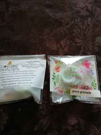 Fondants poire grenade