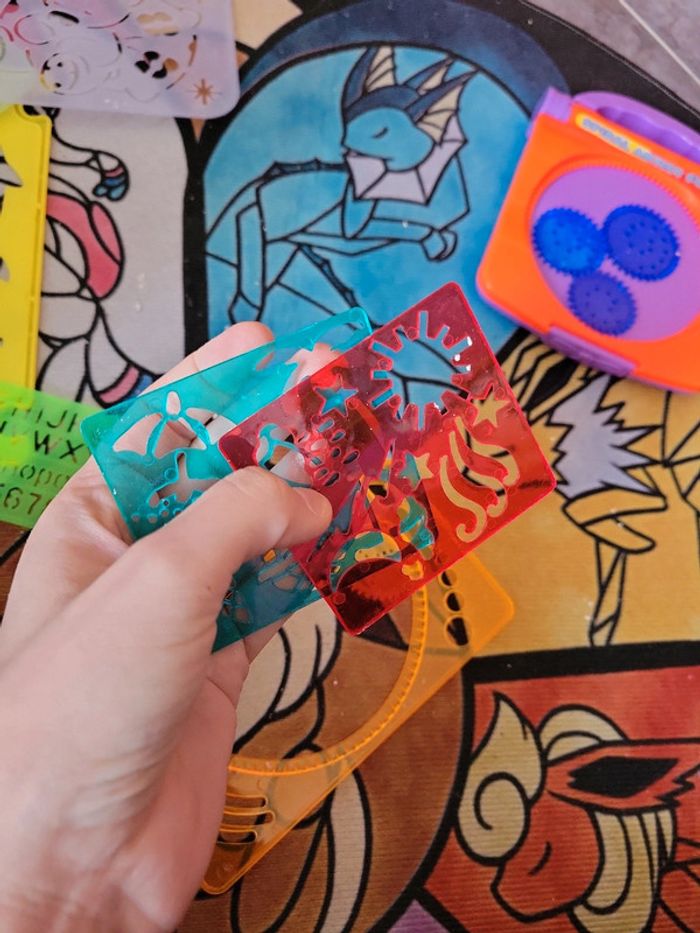 Gros lot de mandataire dessin avec figurine et support - photo numéro 10