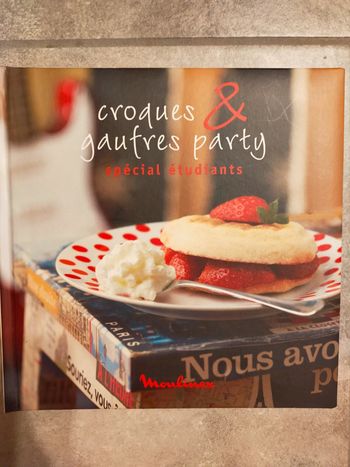 Livre cuisine croques et gaufres