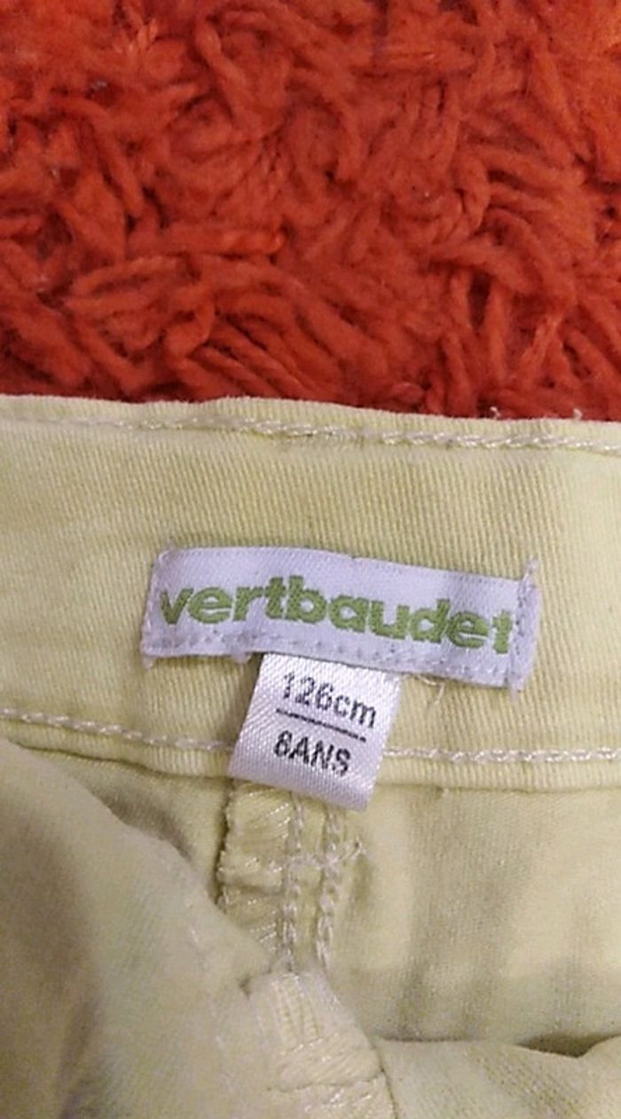 Short jaune Vert Baudet 8 ans - photo numéro 2