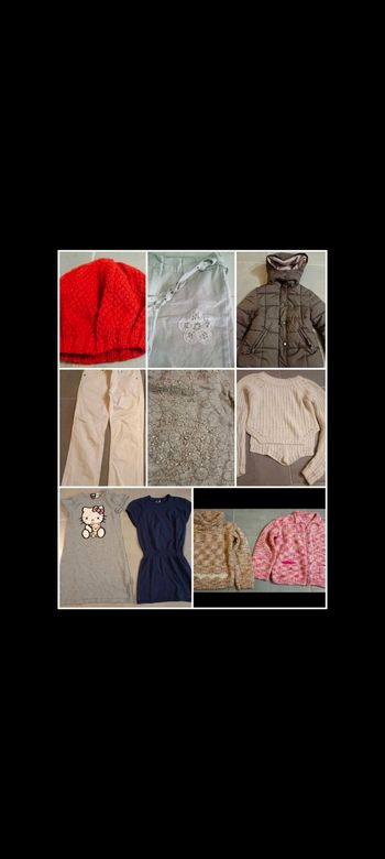 Lot de vêtements hiver fille en 6 ans