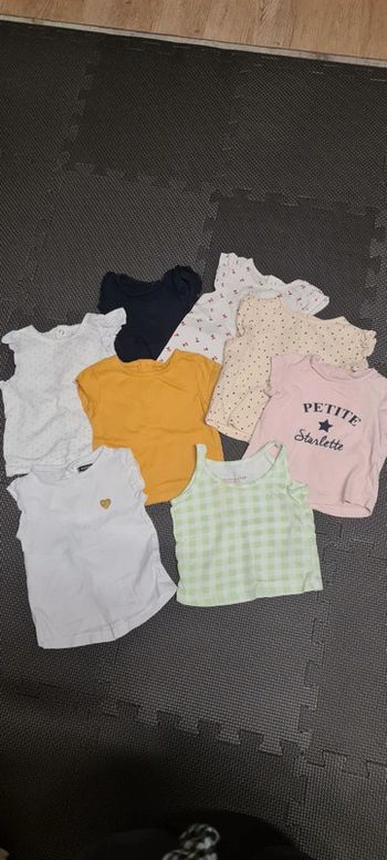 Lot t-shirts été 3 mois