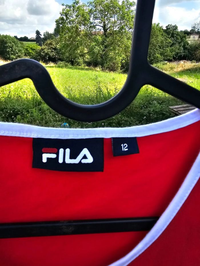 Débardeur fila rouge 12 ans - photo numéro 11