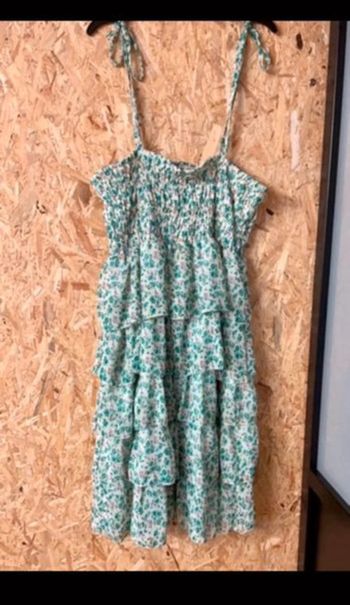 Robe fleurie S/M à volants