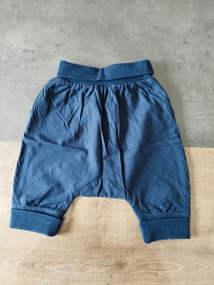 Lot sarouel marine + blouse blanche 3 mois - photo numéro 3