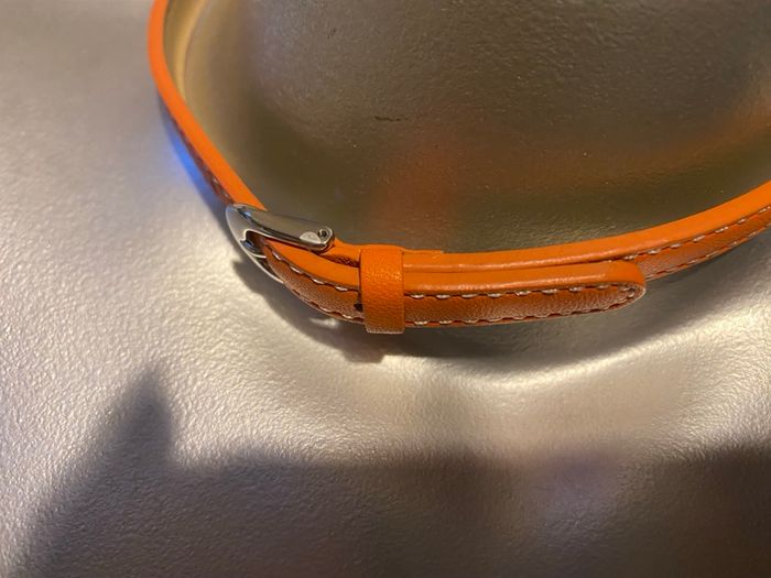 Collier tour de cou ceinture orange - photo numéro 9