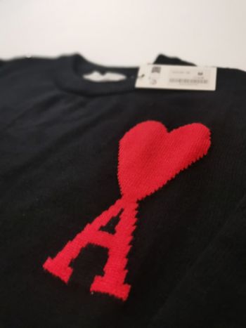 Pull noir ami Alexandre mattiussi
