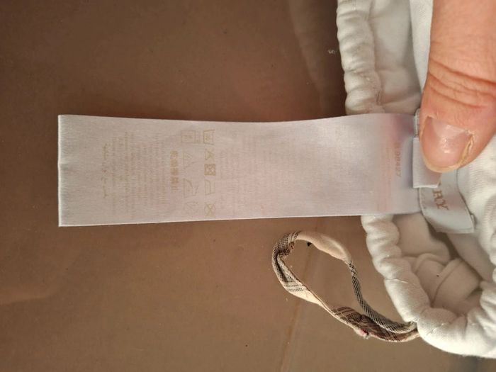 Pochette blanche burberry coton - photo numéro 9