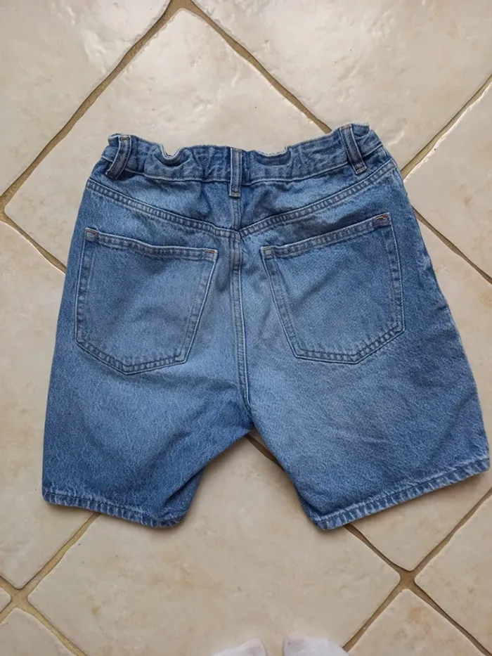 Short bermuda en jean kiabi xs - photo numéro 2