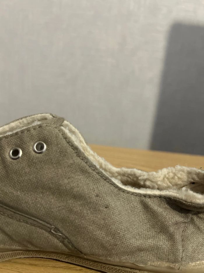 Tennis fourée Bensimon beige taille 6.5 pointure 40 - photo numéro 4