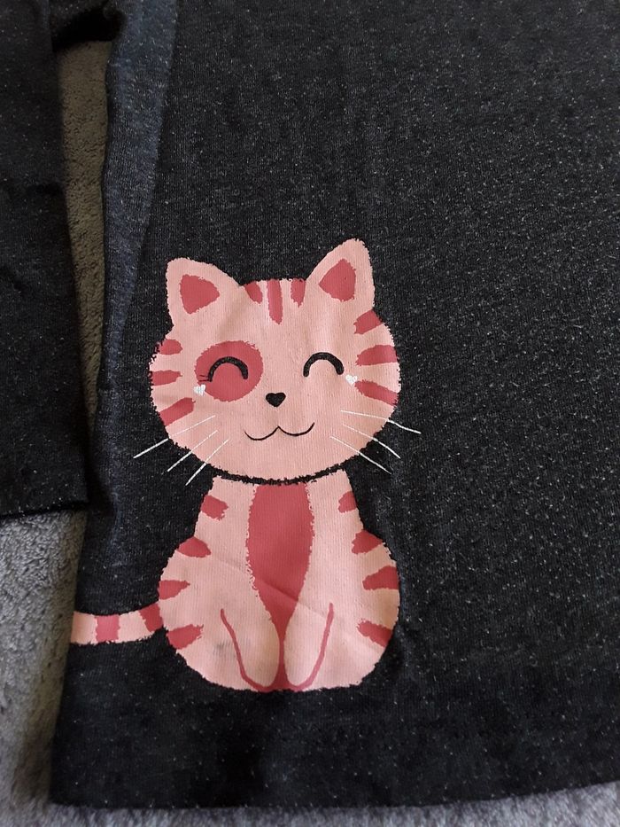 Tee shirt manches longues fille 4 ans - photo numéro 4