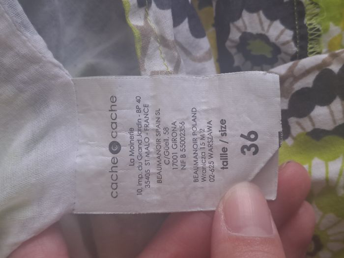 Robe d'été verte Cache Cache Taille 36 - photo numéro 6
