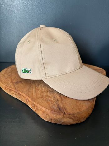 Casquette Lacoste beige – Classique Premium 
