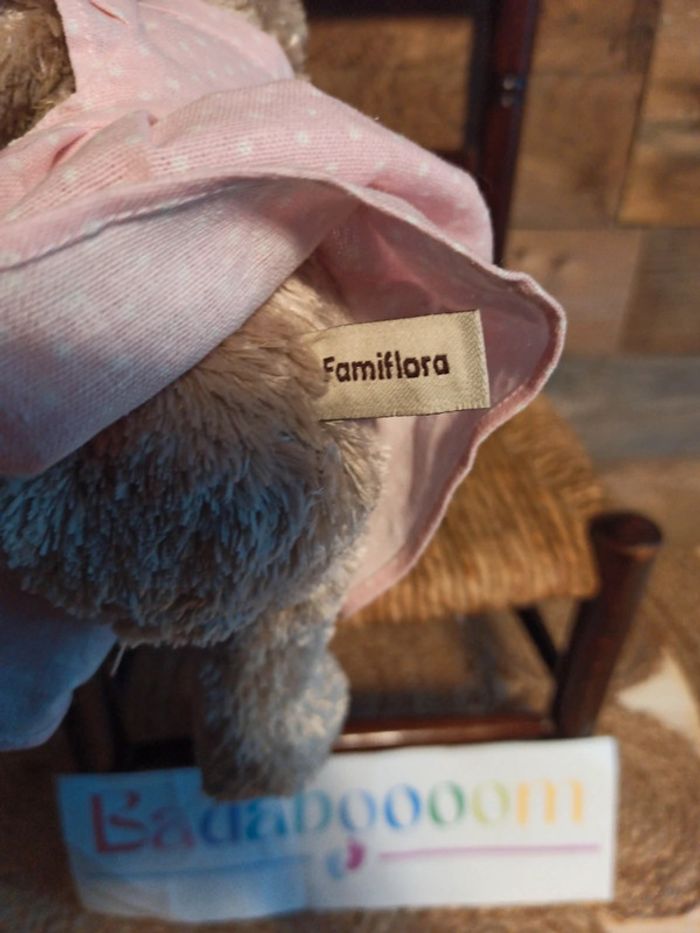 peluche lapin famiflora tbe - photo numéro 6