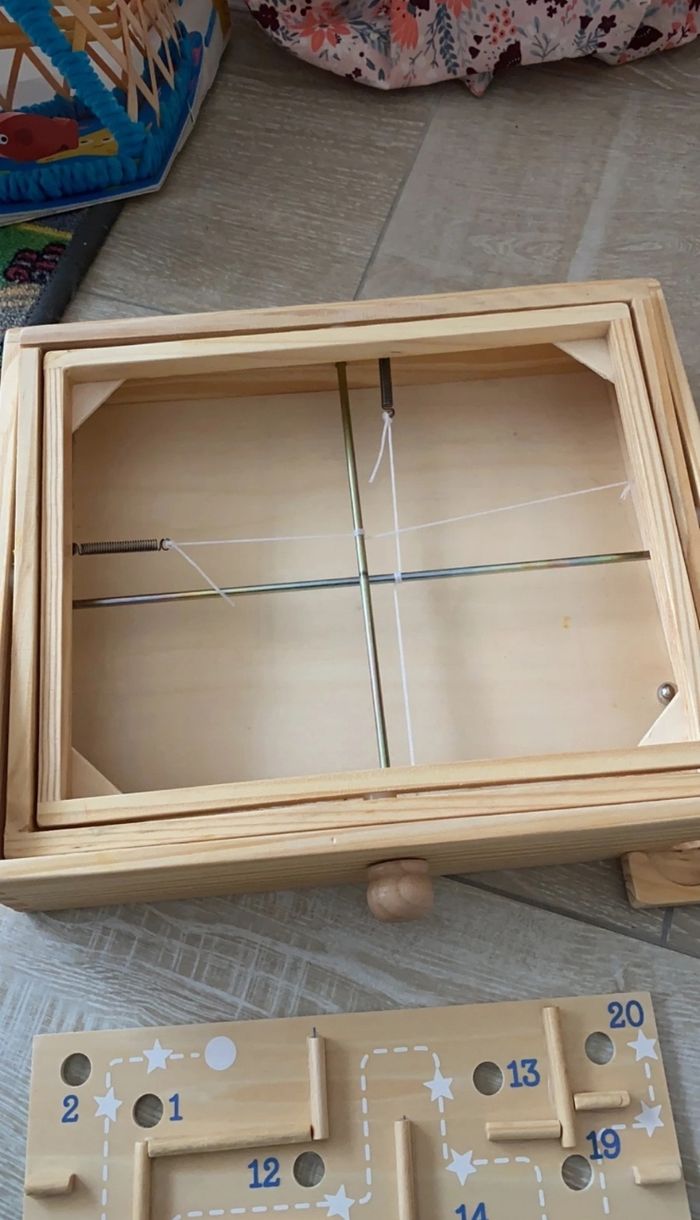 Labyrinthe à billes en bois - photo numéro 3