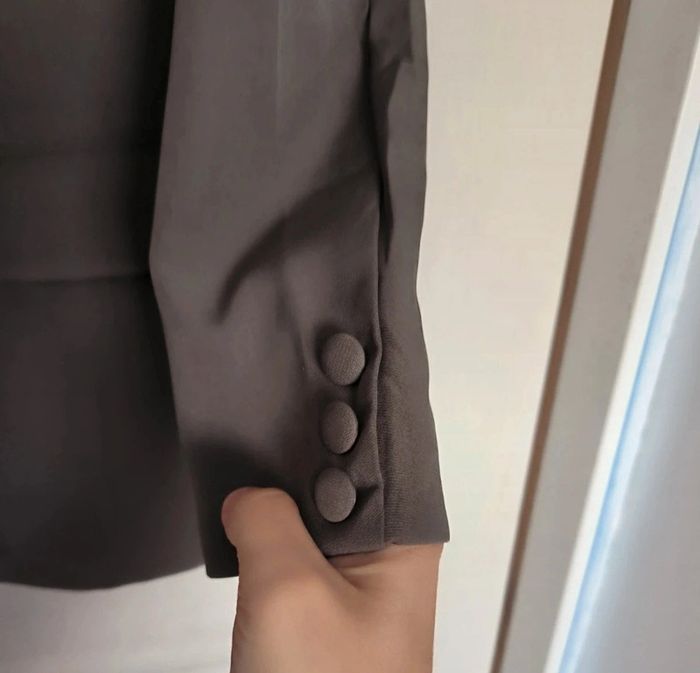 Tailleur marron taille S pantalon droit - photo numéro 3