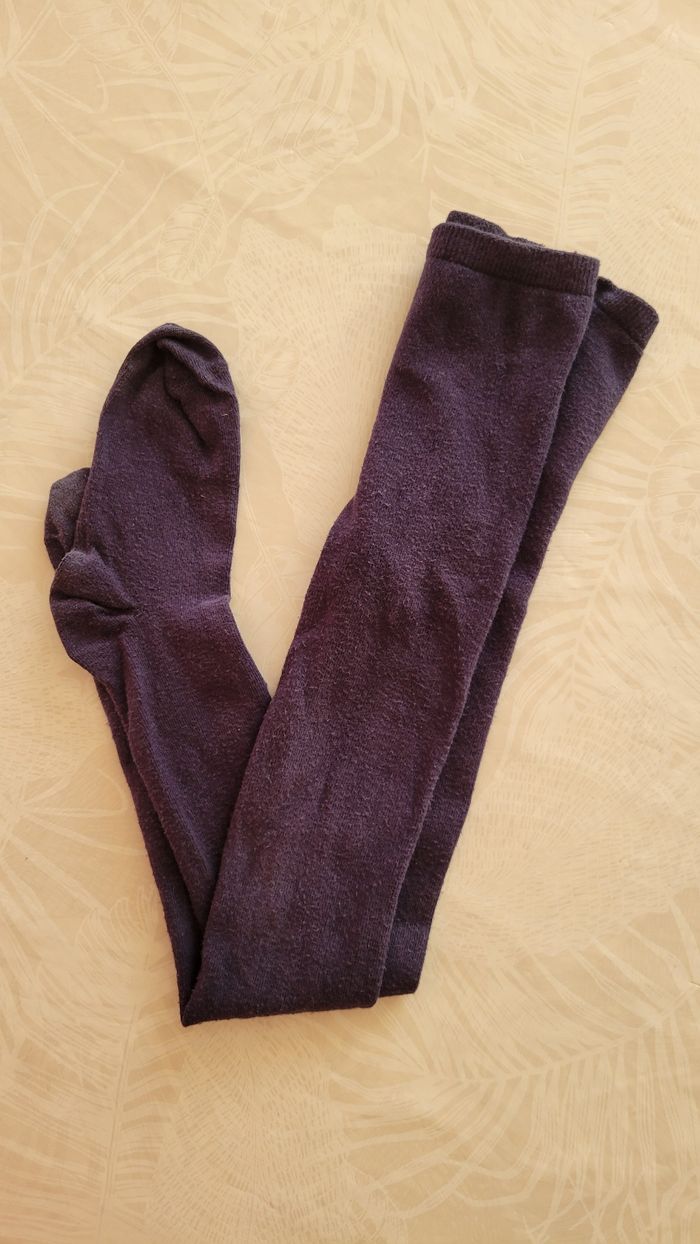 Collants bleu marine taille 122cm C&A