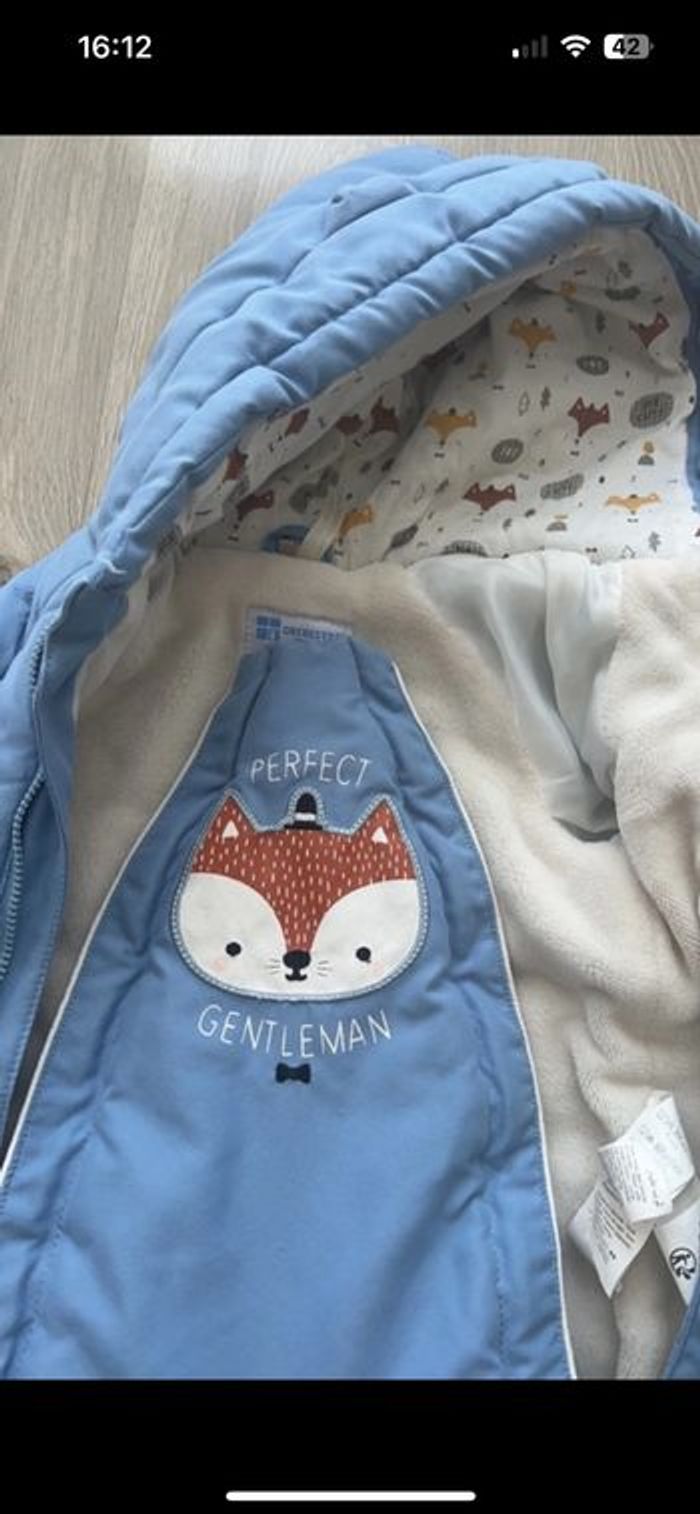 Combinaison hiver renard bleu - photo numéro 2