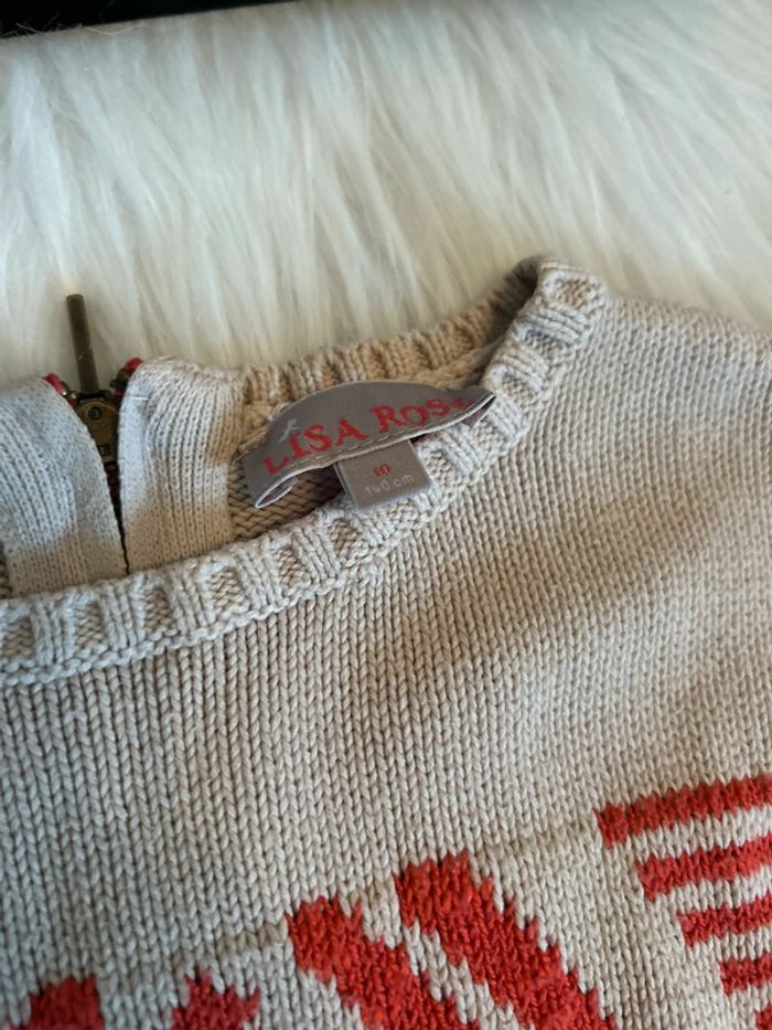 Très beau pull 🥰 Lisa rose taille 10 ans - photo numéro 2