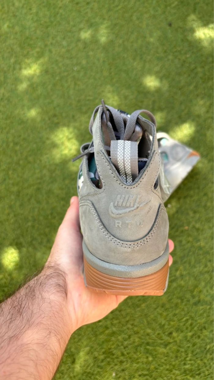Nike air huarache x corteiz chaussure montante gris marron - photo numéro 5