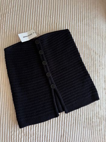 Bandeau noir en maille