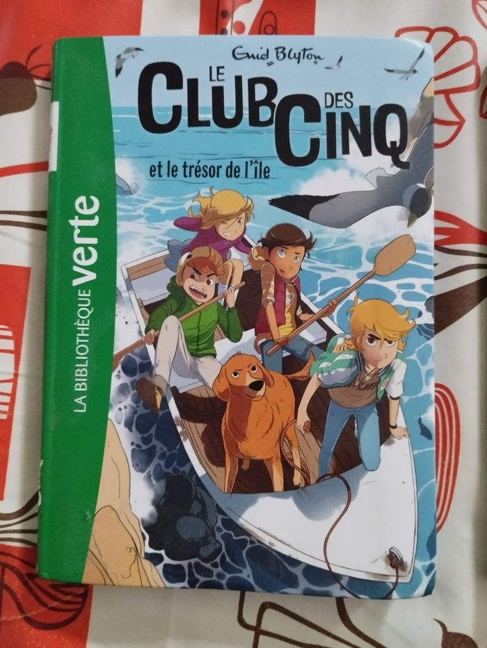 Lot Livres Bibliothèque Verte Le Club des Cing - photo numéro 4