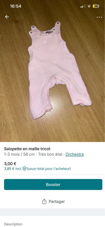 Salopette maille tricot