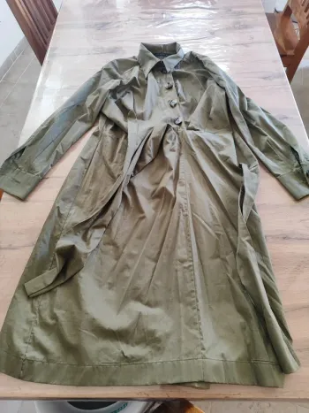 Robe longue Zara kaki taille L - Parfaite pour l'automne !