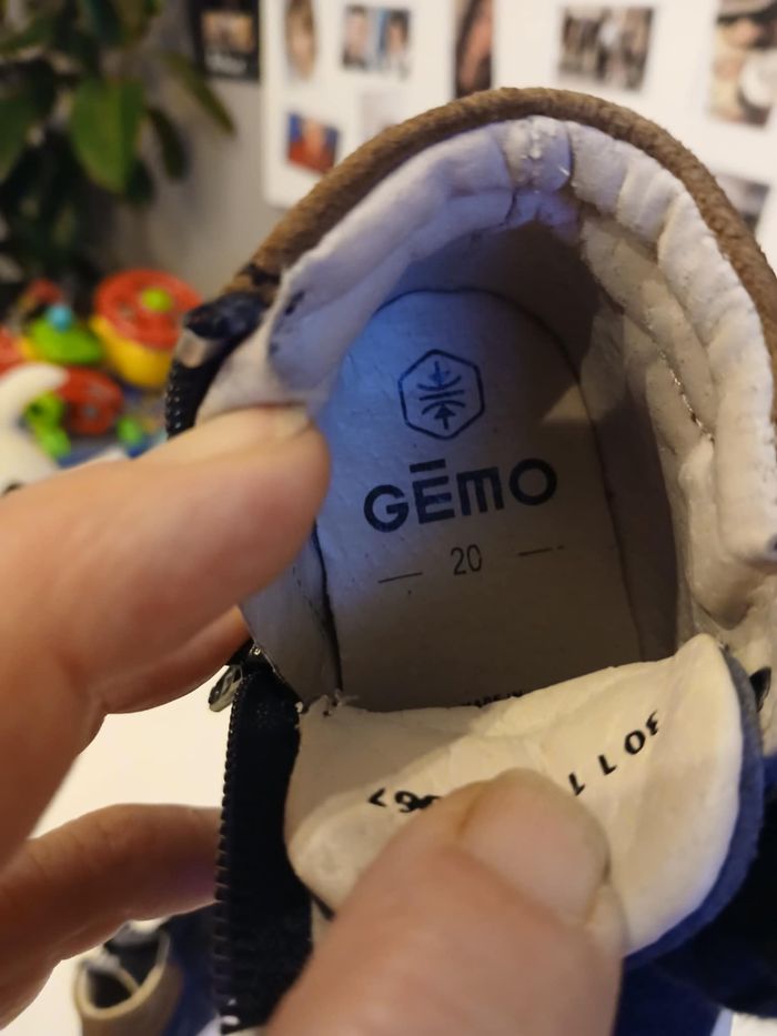 CHAUSSURE BEBE TAILLE 20 GEMO - photo numéro 4