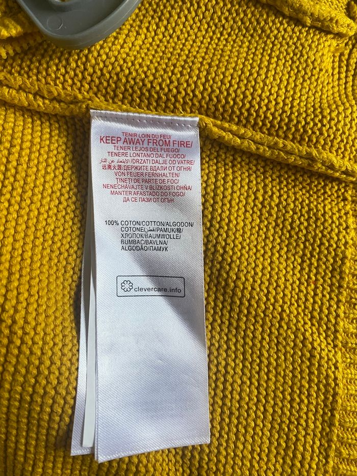 Gilet chaud bébé garçon jaune moutarde Sergent Major 12 mois - photo numéro 3