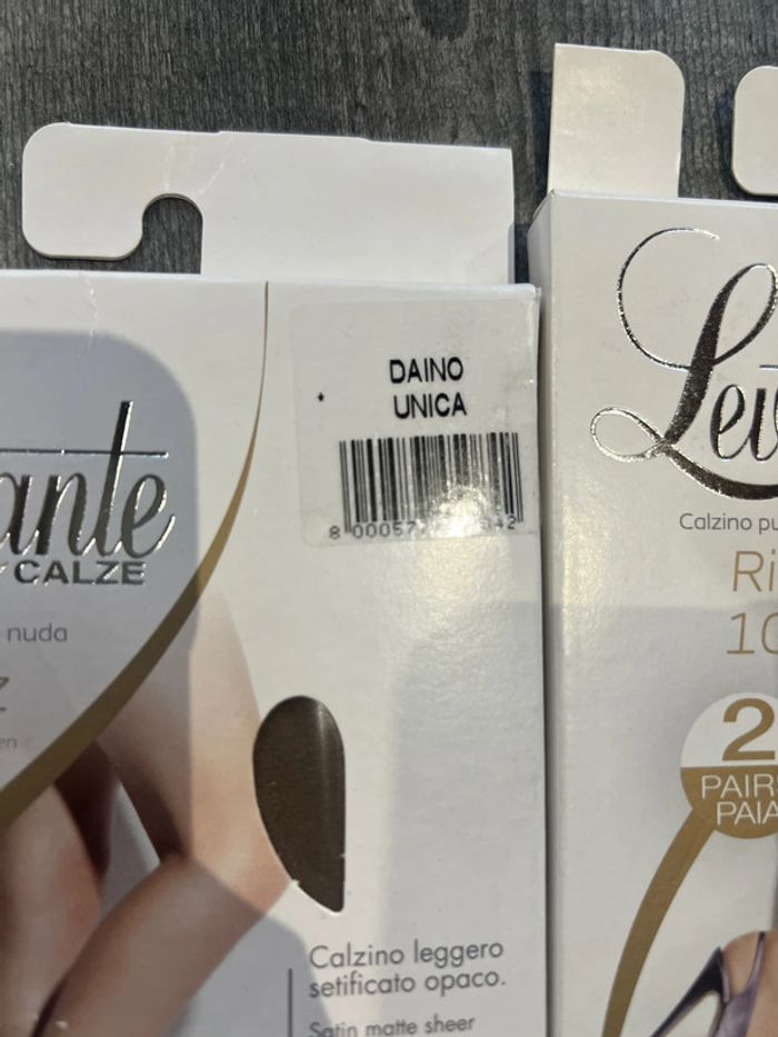 Bas transparent noir et peau - photo numéro 4