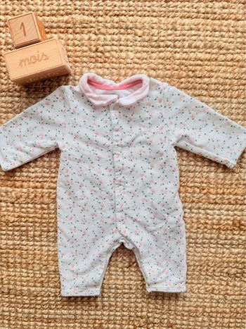 Pyjama coton épais Obaibi 1mois / 54cm