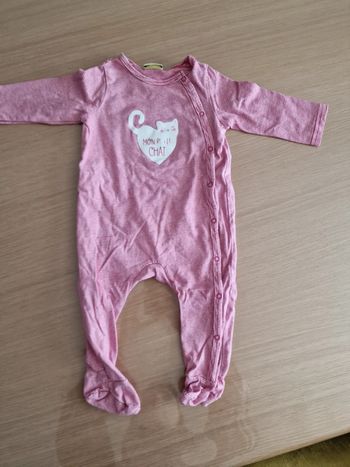 Pyjama léger chat tao 6 mois