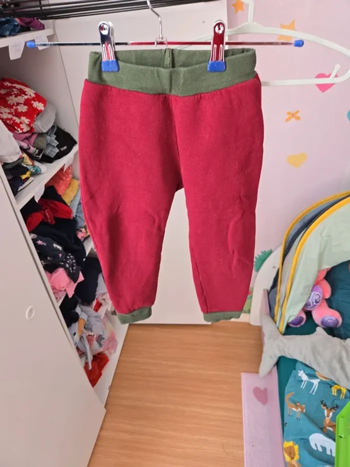 Pantalon doubler polaire fait main taille 4 ans - photo numéro 3