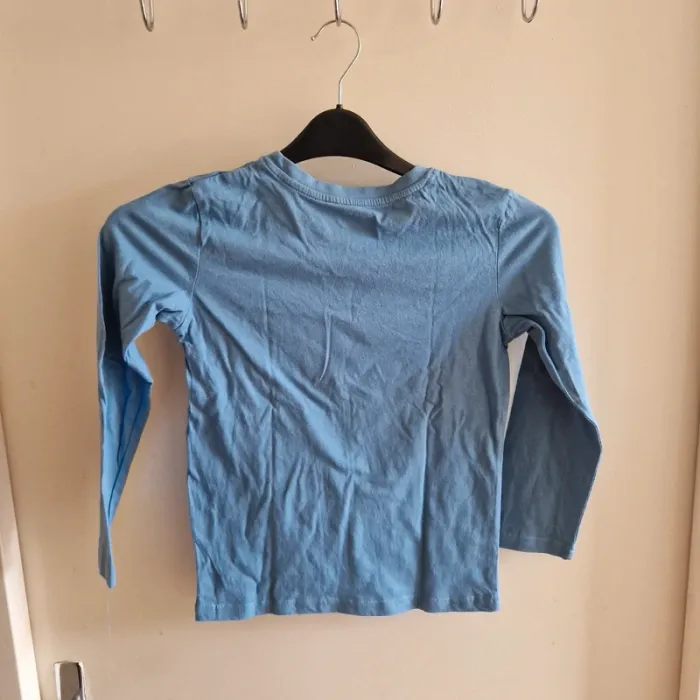 10 ans tee-shirt bleu clair - photo numéro 4
