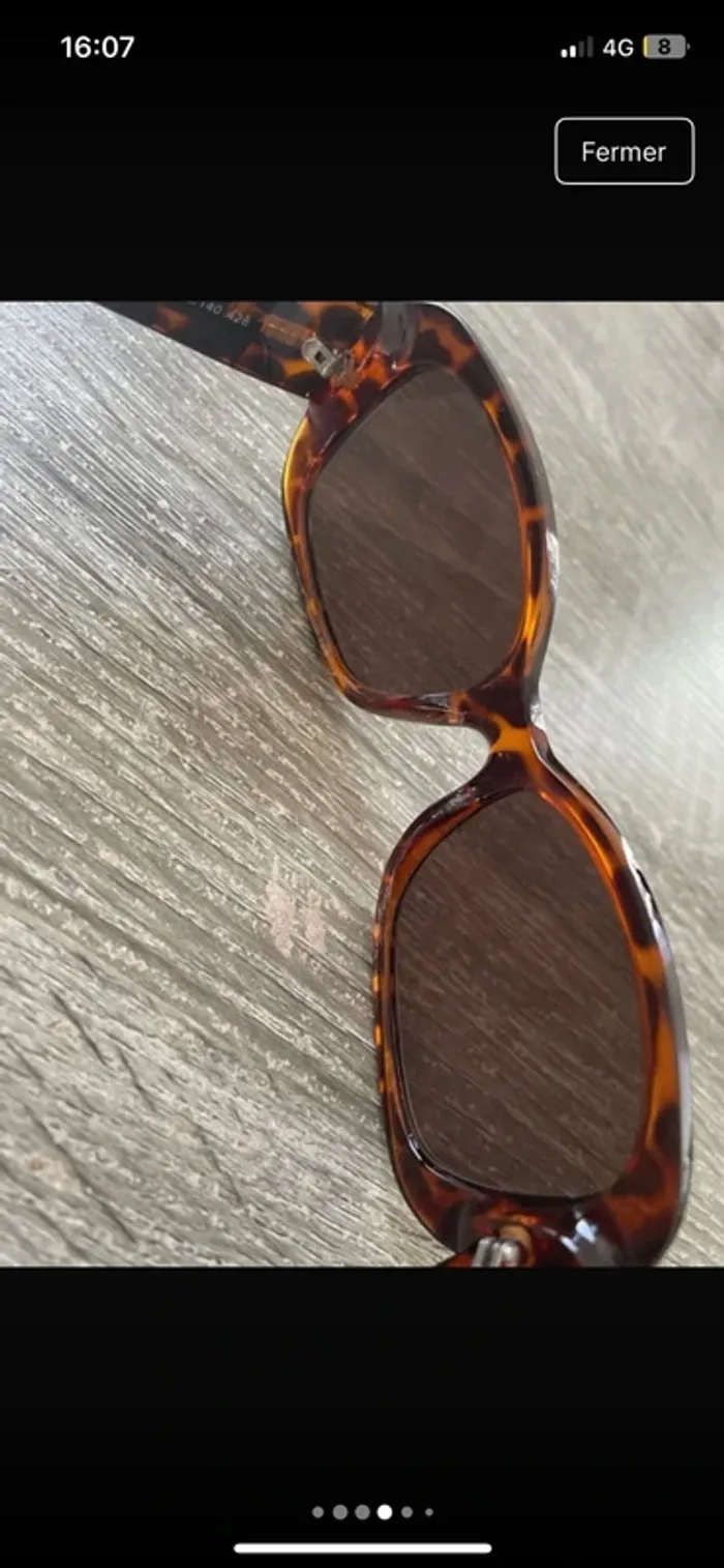 Superbe lot de 2 paires de lunettes de soleil fantaisie neuves - photo numéro 4