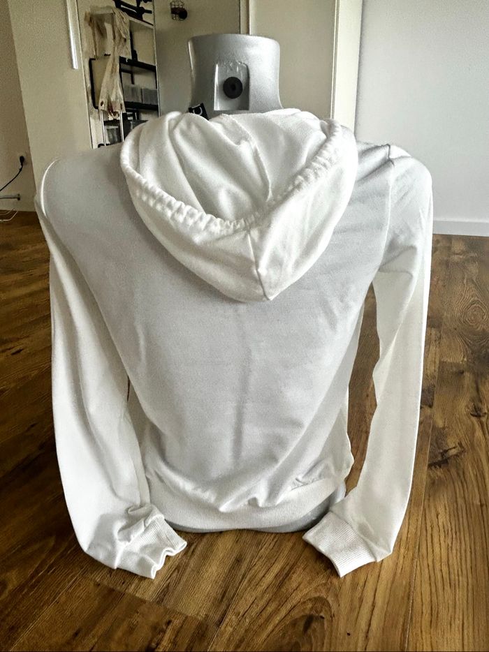 Sweat à capuche blanc S - photo numéro 3