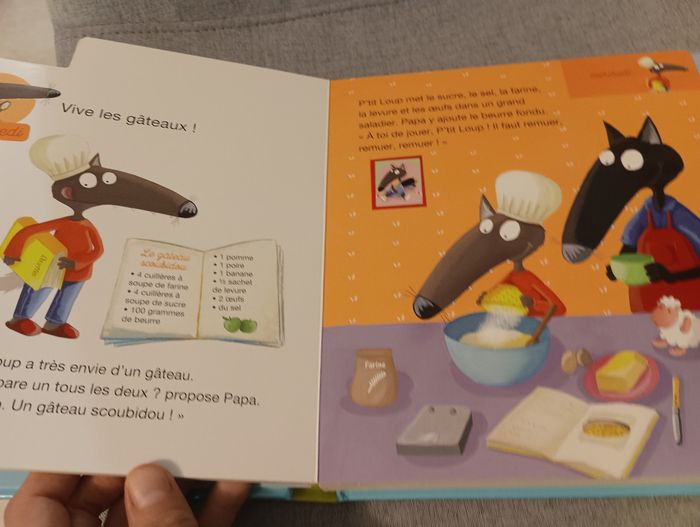 Gros livre mes histoires de la semaine avec p'tit loup - photo numéro 6