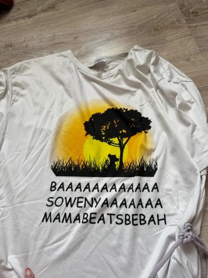 T-shirt roi lion 3xl shein - photo numéro 3