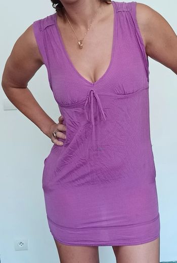 Robe à pois Bershka