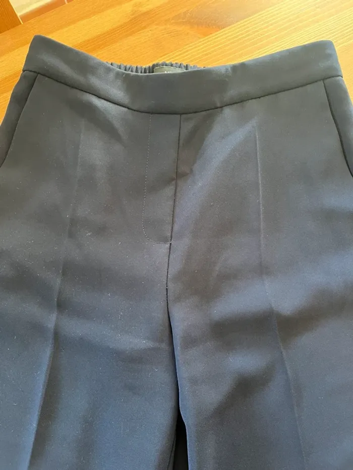Pantalon bleu marine Mango en taille XS - photo numéro 3