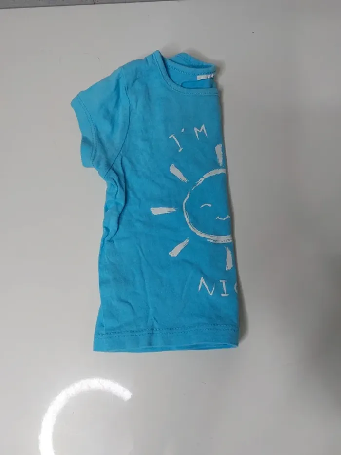 Tee-shirt bleu clair - photo numéro 3