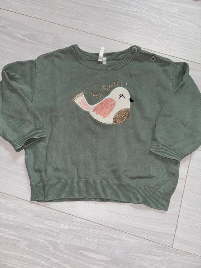 Pull oiseau orchestra 18 mois